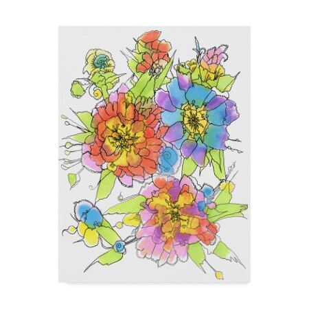 Cyndi Lou 'A Bellissimo Bouquet' Canvas Art,24x32